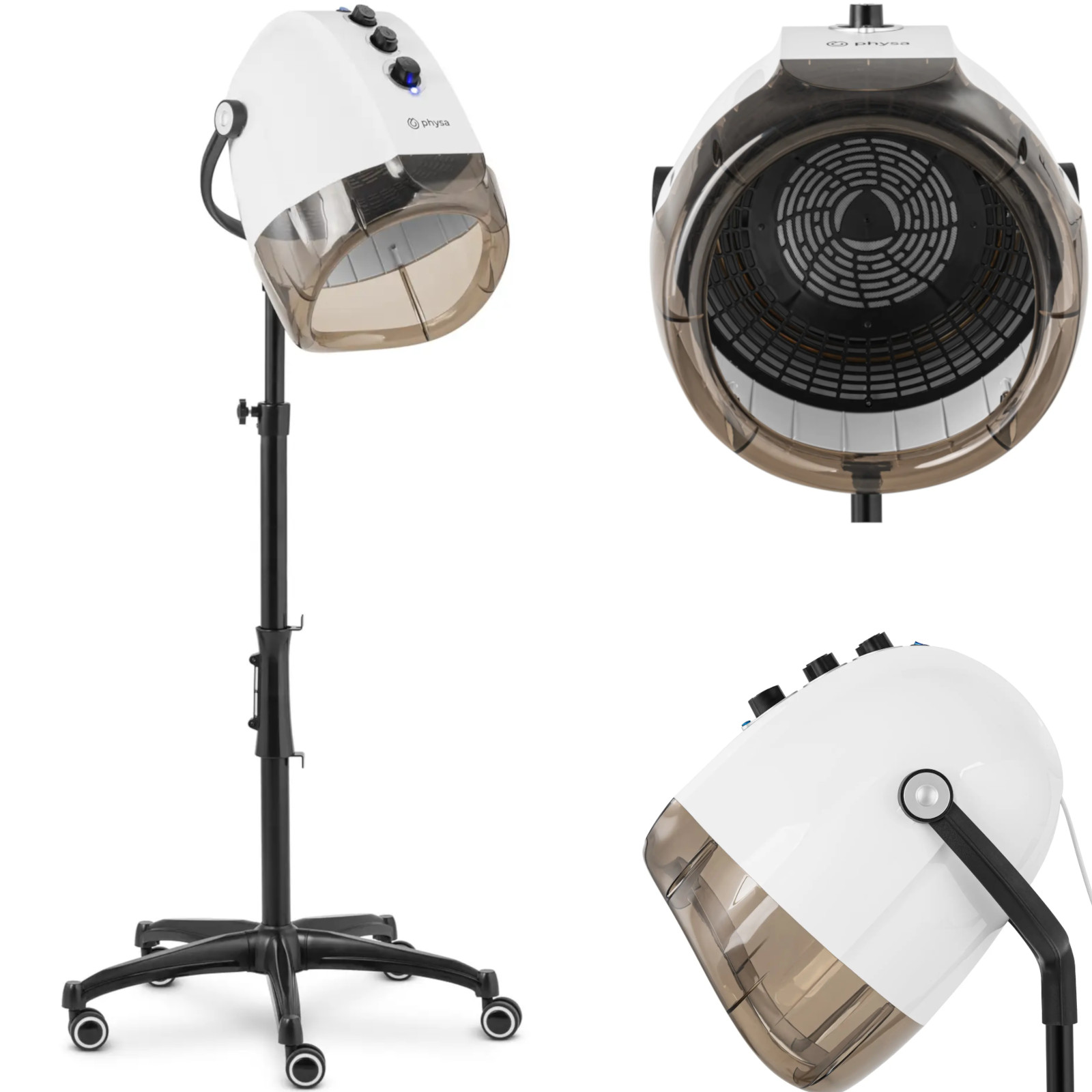 Hiustenkuivaaja ionisaatiolla, seisova, 70 C, 1000 W