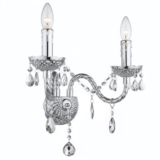 TOOLIGHT seinävalaisin EBT017-2W kromi, 18X40X36CM