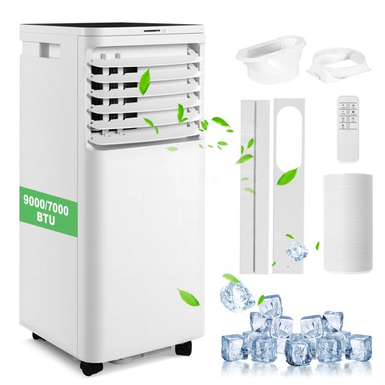ZMH 3-in-1 kannettava ilmastointilaite 9000 Btu 980w kaukosäätimellä asuntoihin