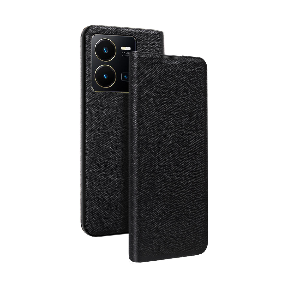 Kotelo Vivo Y22s/Y35 4G Folio Stand Korttipaikat