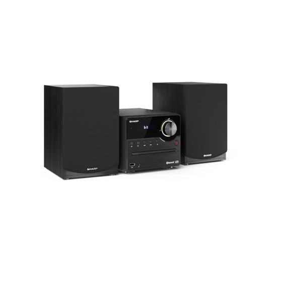 Sharp XL-B512(BK) Mikrohifi-järjestelmä, CD/FM/USB/Bluetooth v5.0, 45 W, musta | Sharp | Mikrohifi-järjestelmä | XL-B512(BK) | Musta | USB-portti | AUX-tulo | Bluetooth | CD-soitin | FM-radio | Langaton yhteys