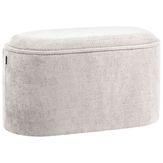 Säilytyspenkki ARTAS chenille Harmaa