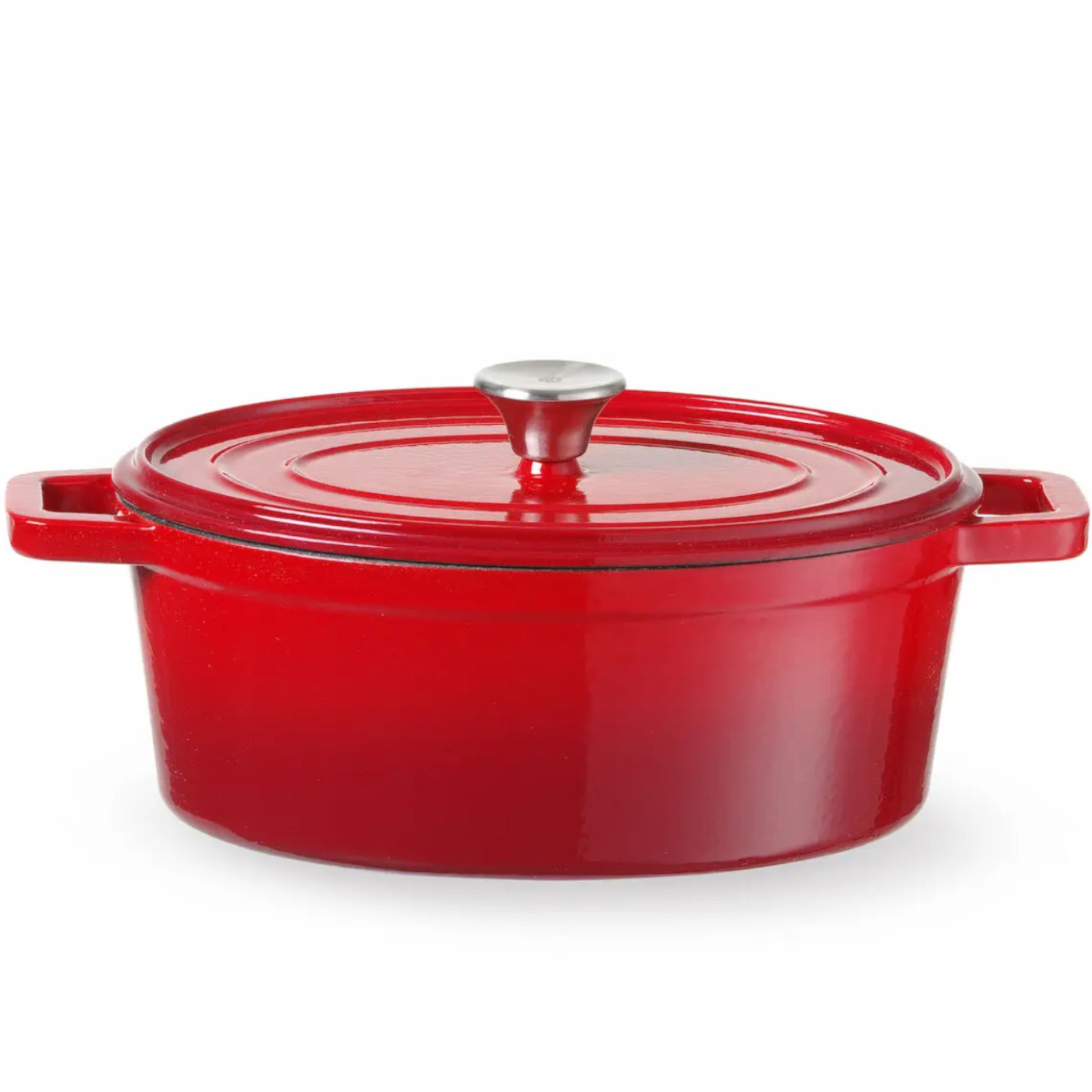 Emaloitu valurautapata 4,4 l punainen - Hendi 626849