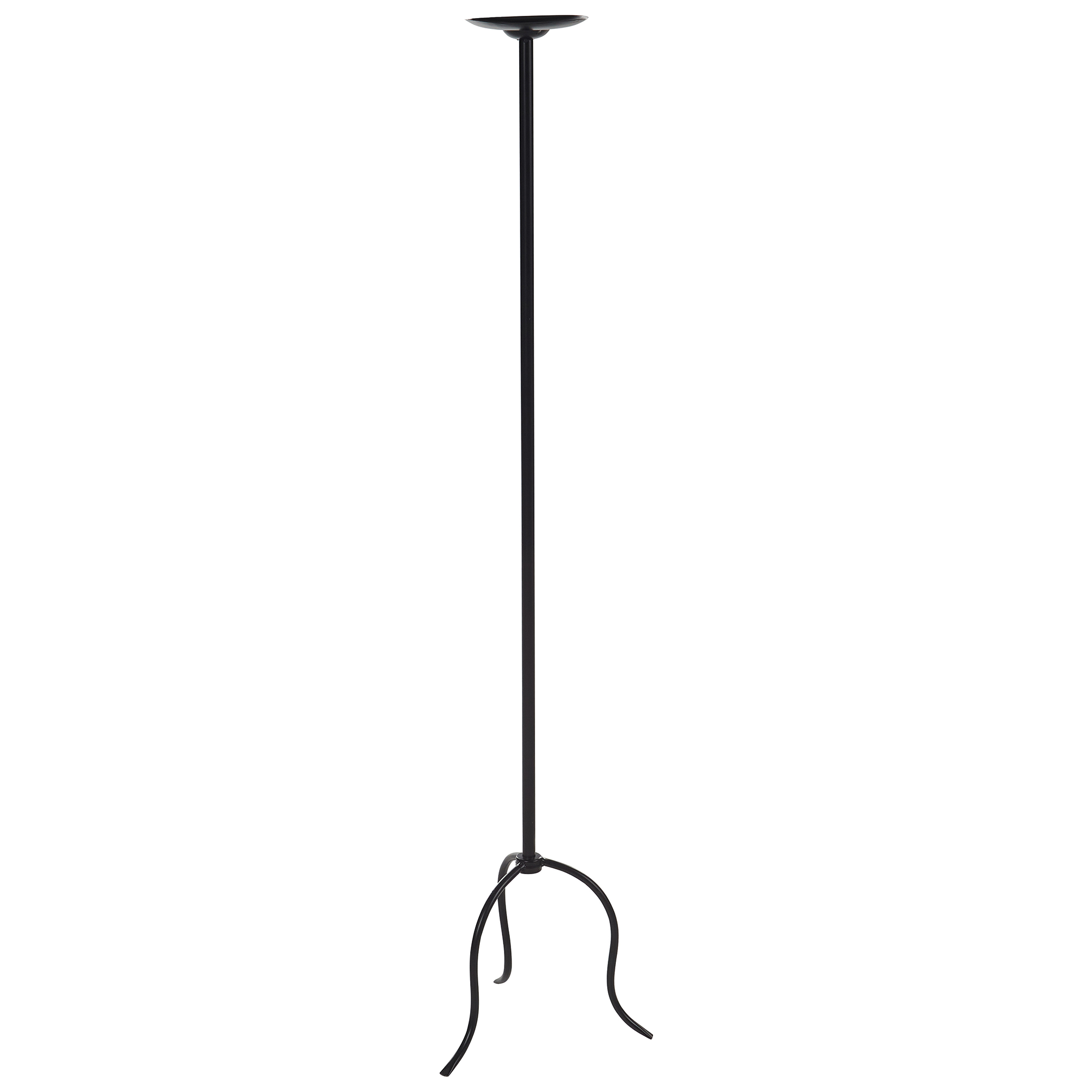 Kynttilänjalka ALMADA 118 cm Metalli Musta