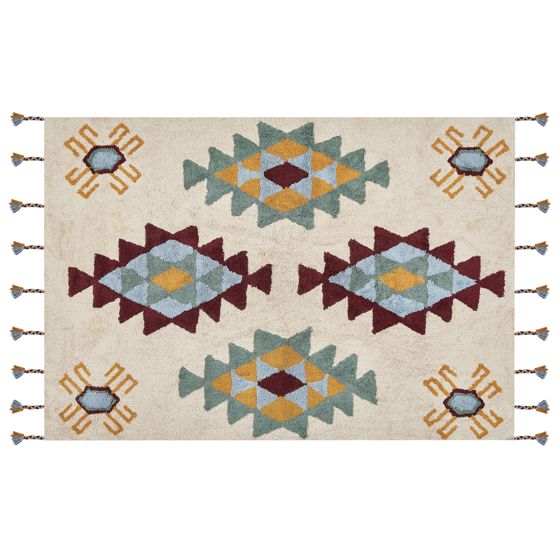 Matto DUZCE Beige 160 x 230 cm puuvilla