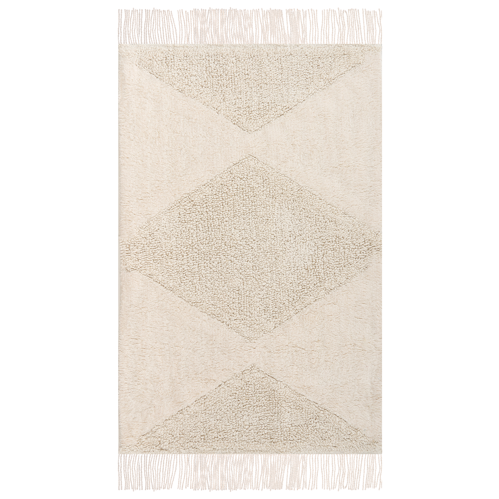 Lastenmatto KHONOMA Beige 55 x 120 cm Puuvilla