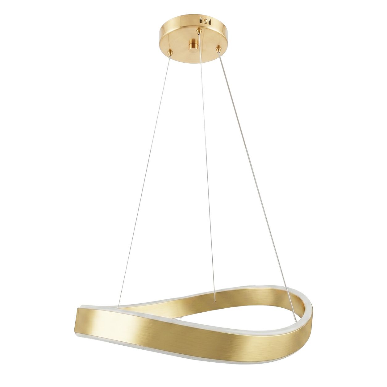 TOOLIGHT riippuvalaisin SWE065-CP harjattu kulta, 40x40x5cm