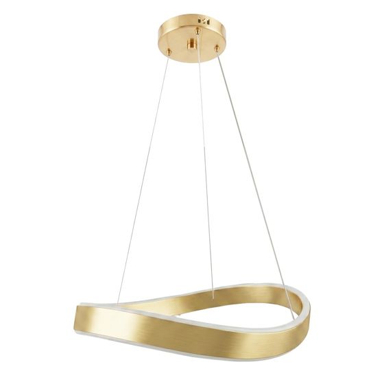 TOOLIGHT riippuvalaisin SWE065-CP harjattu kulta, 40x40x5cm