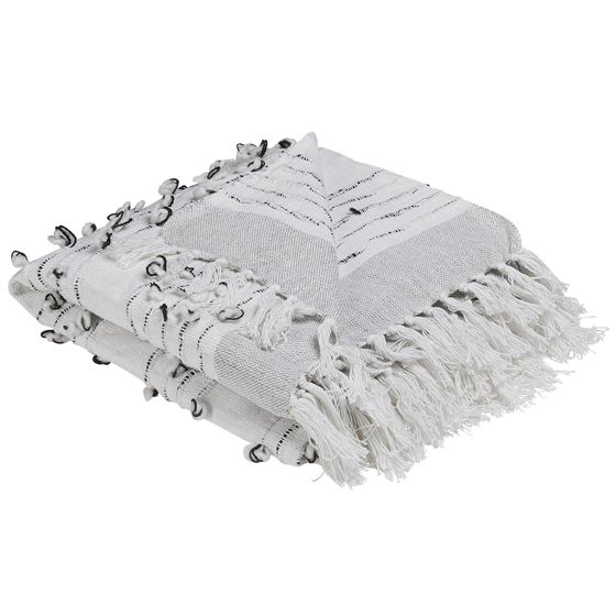 Torkkupeitto YAMALAK kangas 130 x 150 cm Vaaleanharmaa