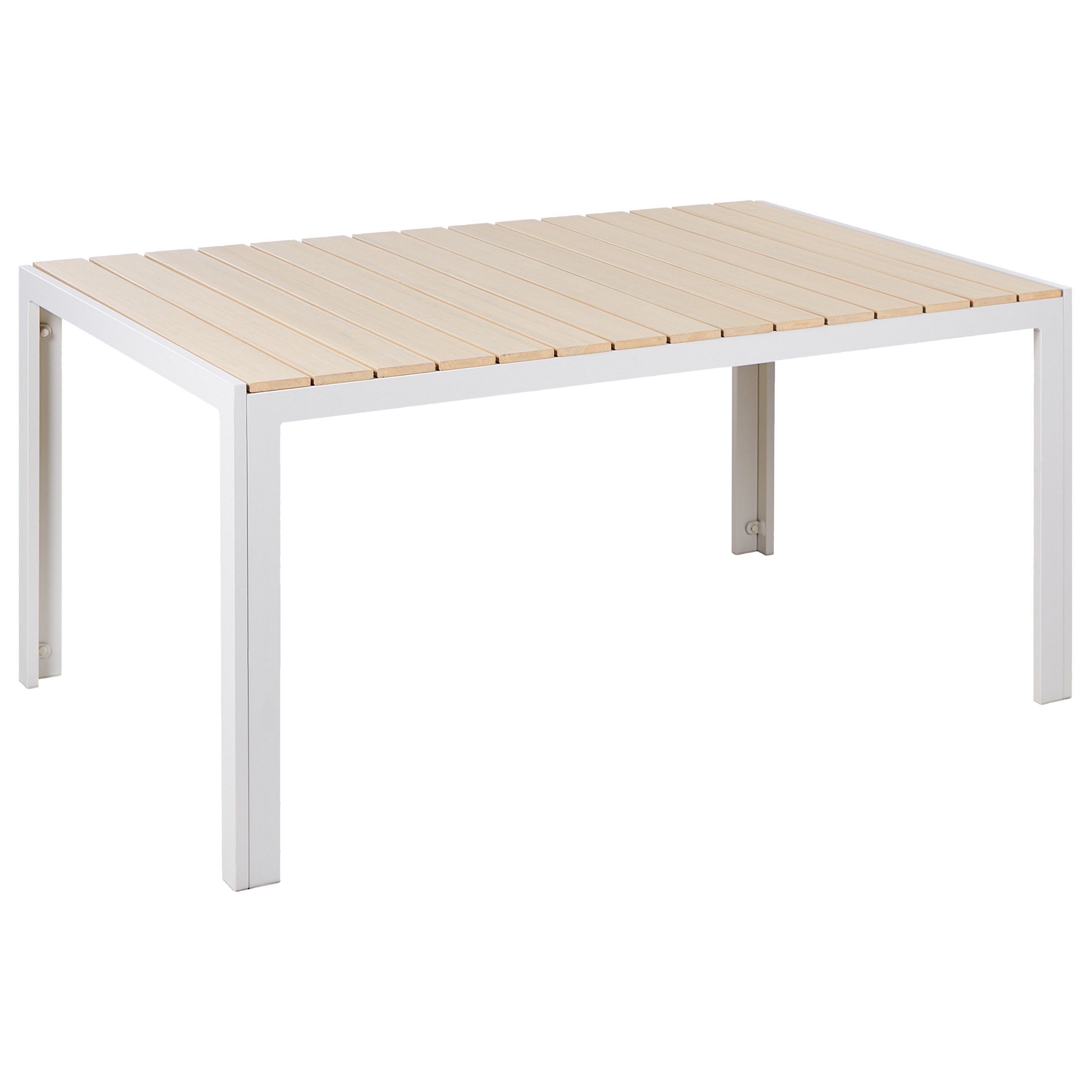 6-istuttava puutarhapöytä COMO 150 cm 90 cm Beige