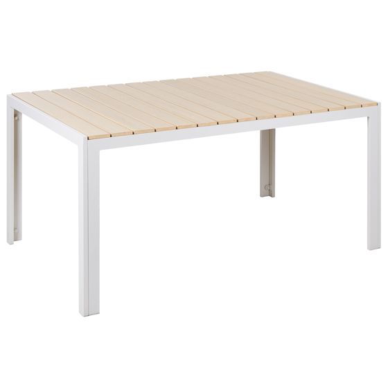 6-istuttava puutarhapöytä COMO 150 cm 90 cm Beige