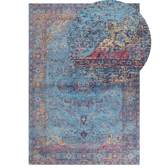 Matto KANSU Sininen 200 x 300 cm puuvilla