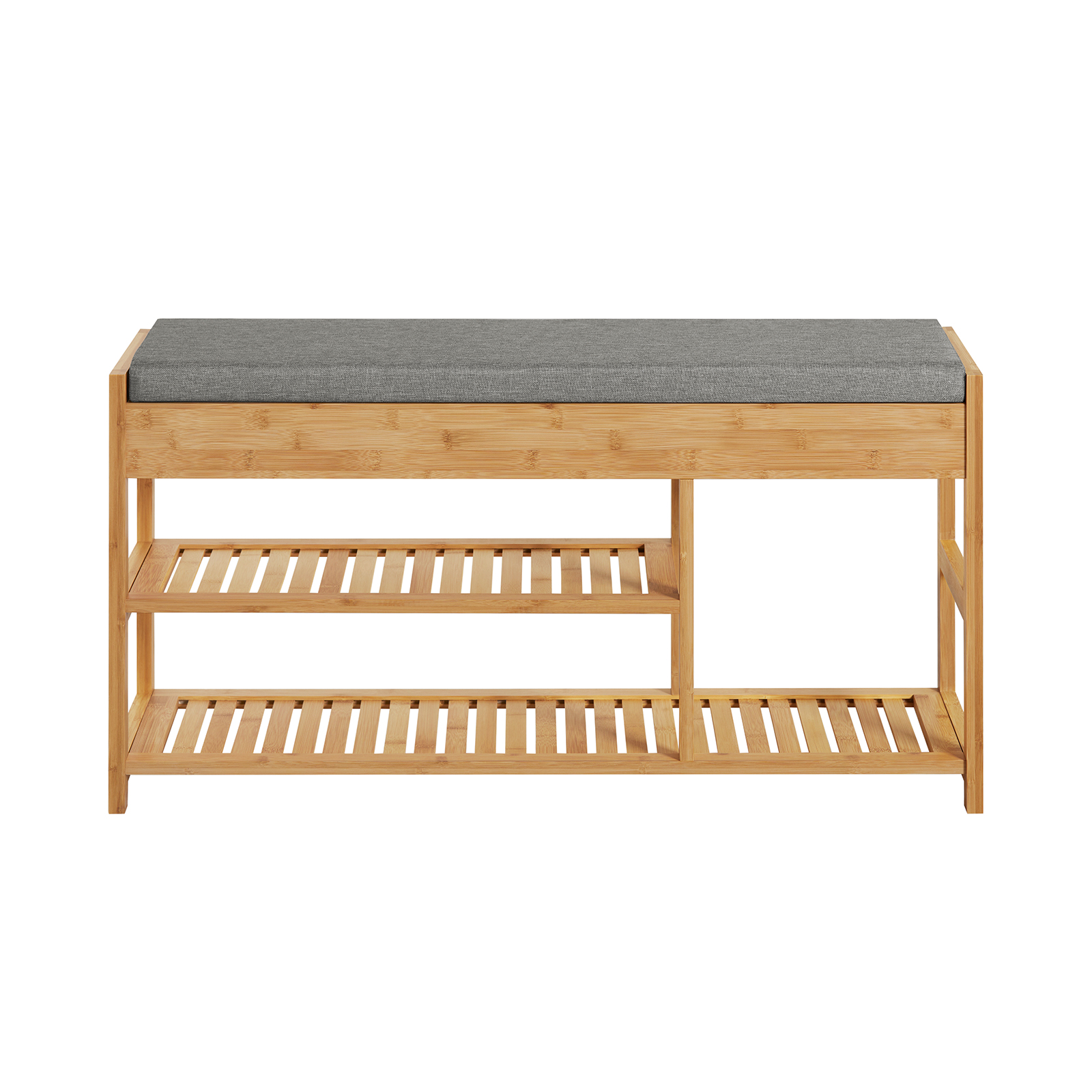 SoBuy Puinen säilytyspenkki FSR47-N kestävä 150 kg