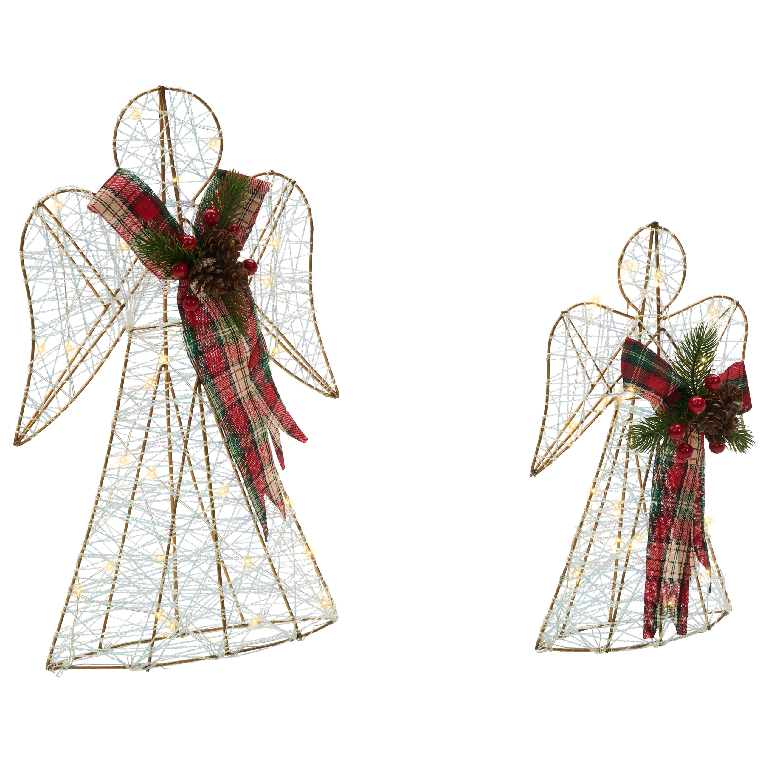 Joulukoriste ANNSJON Enkeli 30/40 cm Monivärinen