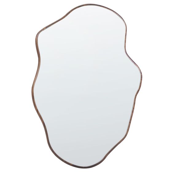 Seinäpeili MENVILLE 60 cm 90 cm Keisaripuu Ruskea