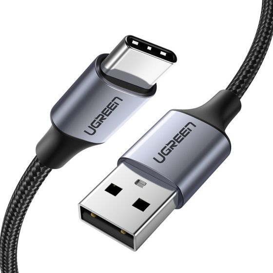 USB-kaapeli - USB-C QC 3.0 3A 1m harmaa