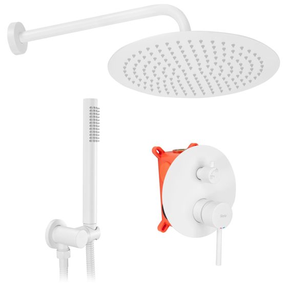 REA upotettava suihkusetti LUNGO valkoinen, 36X16X36CM