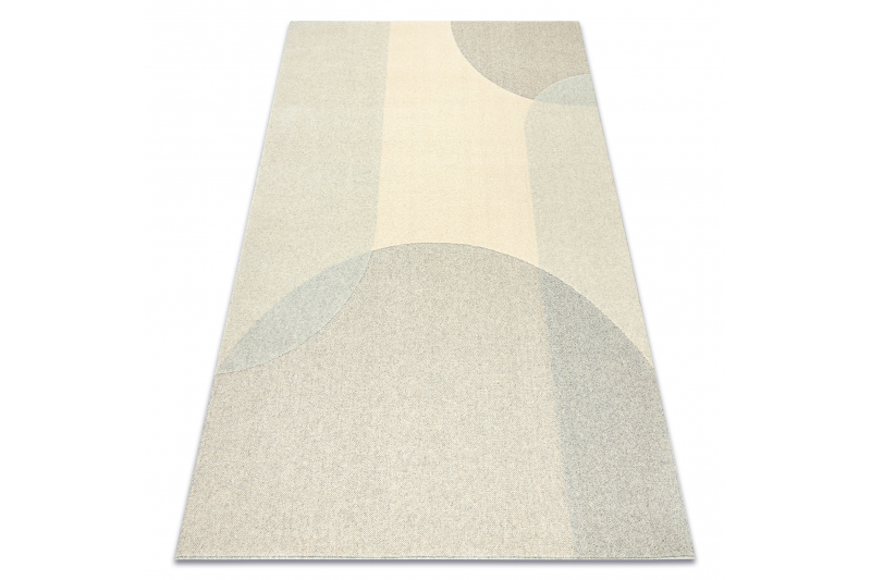 FLUX  villamatto- Geometrinen loft beige / harmaa