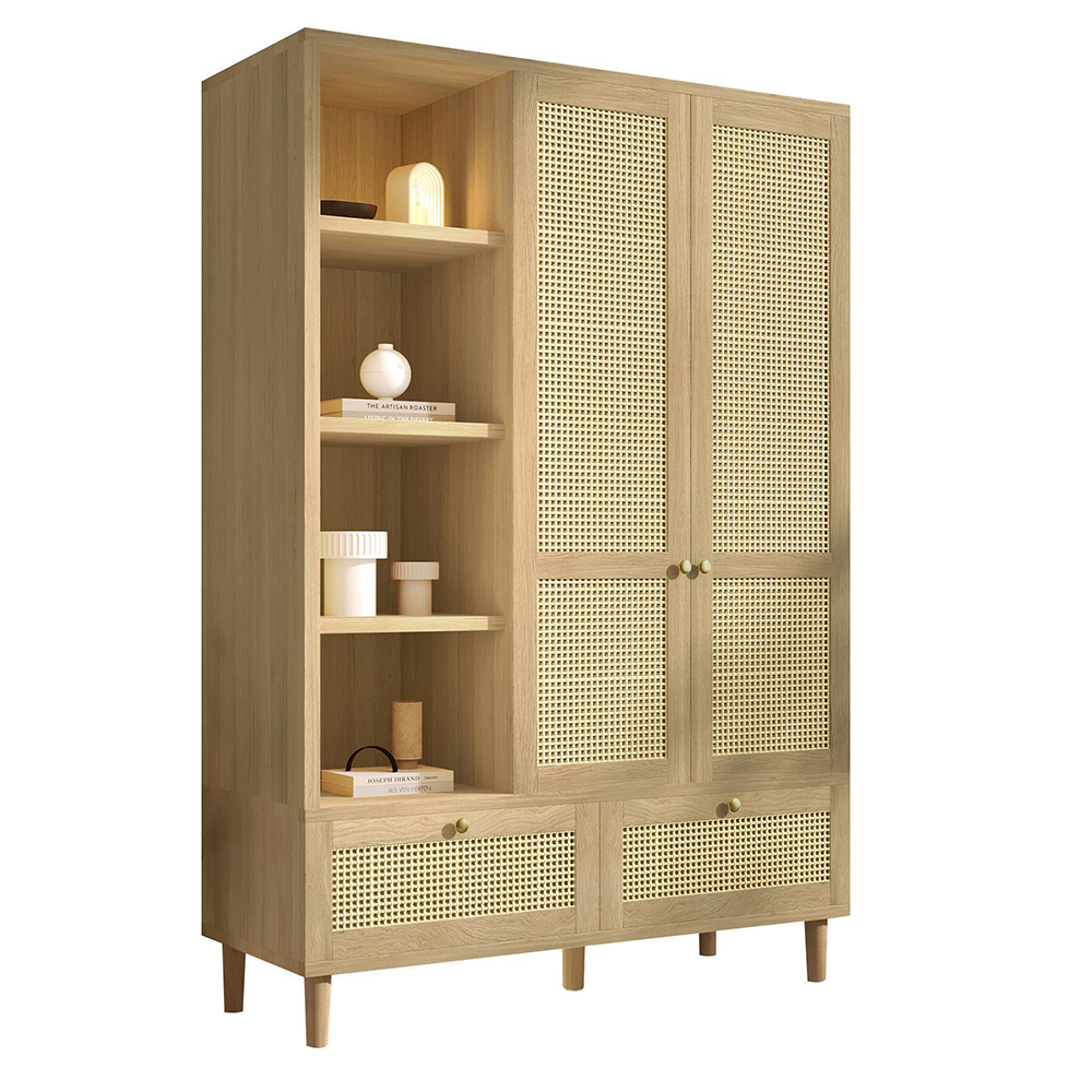 Vaatekaappi 180x120x50 cm,tammi