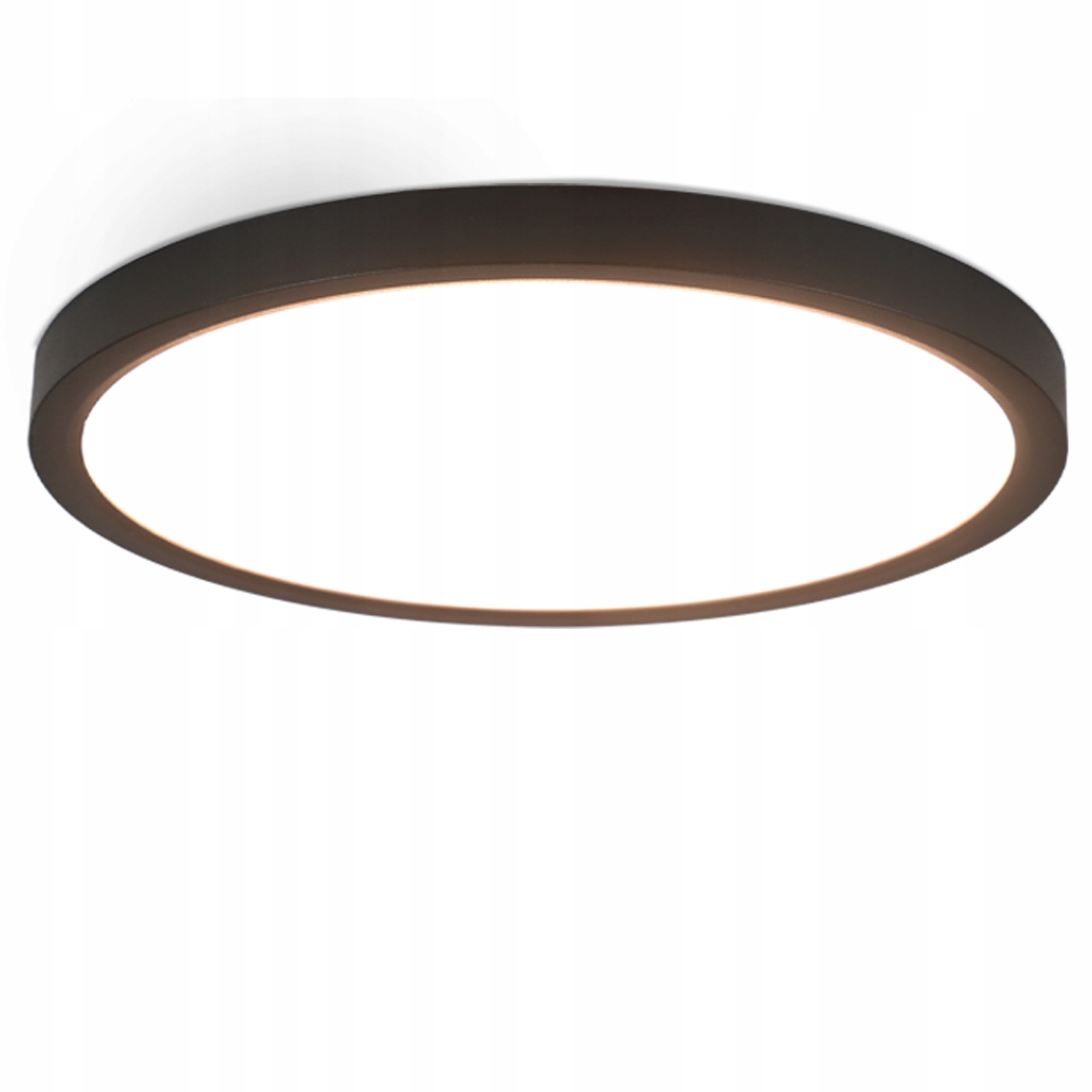 NETTLIFE LED - kattovalaisin, litteä, musta, 4000K, makuuhuoneeseen, 24W Kylpyhuoneeseen, eteiseen, pyöreäKeittiöön