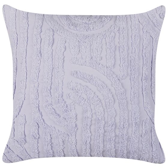 Koristetyyny TELLIMA puuvilla 45 x 45 cm Violetti Geometrinen kuvio