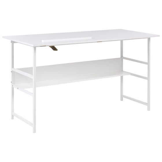 Piirustuspöytä kallistettava ORAN 140 cm 60 cm Valkoinen