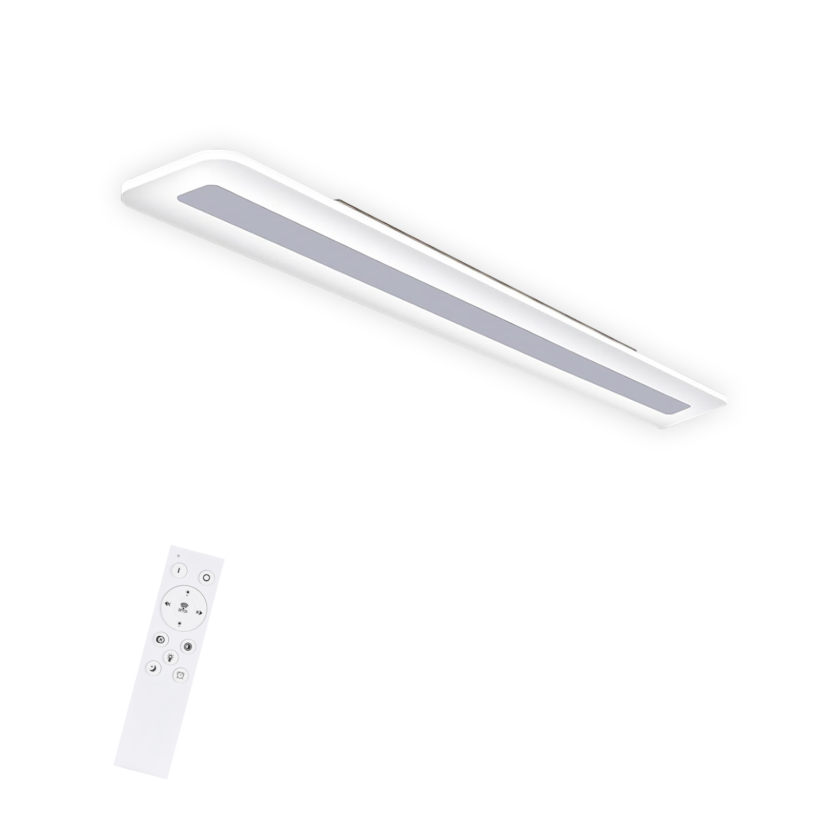 NETTLIFE LED-kattovalaisinpaneeli,himmennettävä,kaukosäätimellä,40W,100CM