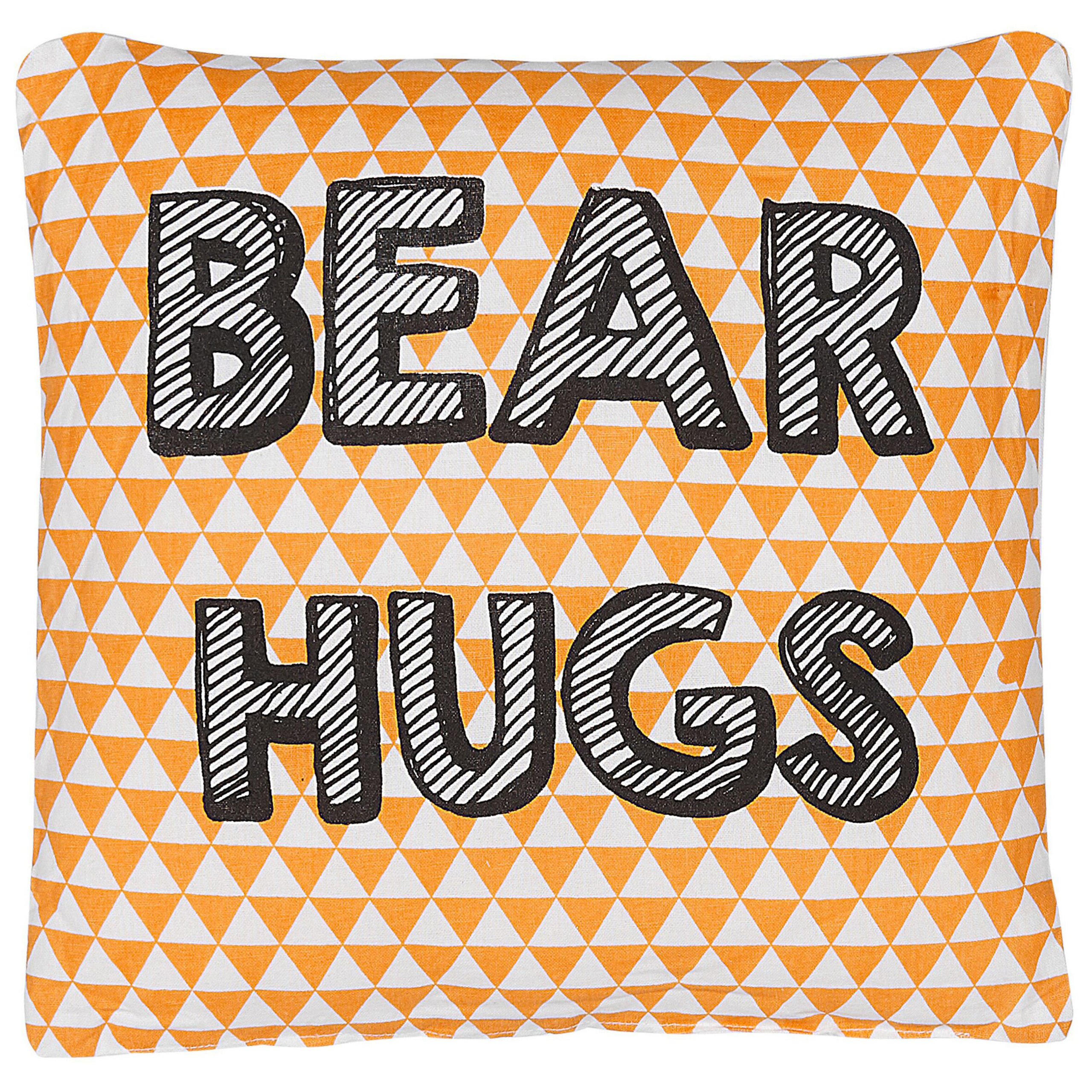 Koristetyyny RADZKOT puuvilla 40 x 40 cm Oranssi