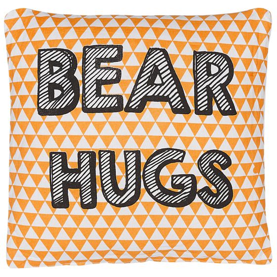 Koristetyyny RADZKOT puuvilla 40 x 40 cm Oranssi