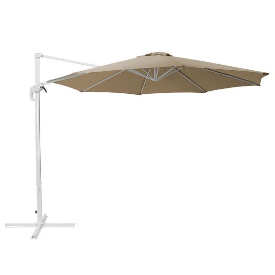 Riippuva aurinkovarjo 300 cm SAVONA Tumma beige
