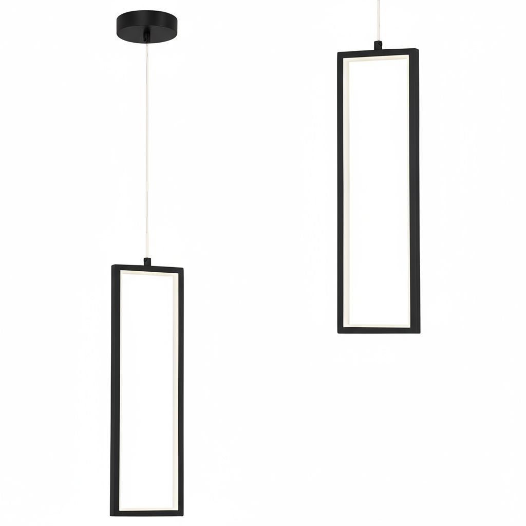 TOOLIGHT riippuvalaisin LHJ083-1CP Musta, 12x12x20cm