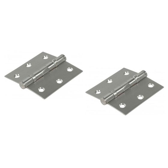 Kestävä sarana 76 x 64 mm, 2 kuulalaakeria, ruostumaton teräs – 1 pari – 2 kpl