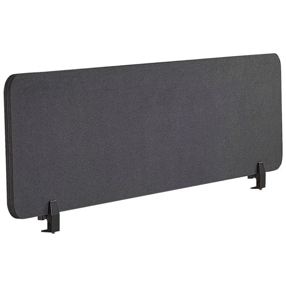 Työpöydän väliseinä WALLY 120 x 40 cm Tummanharmaa