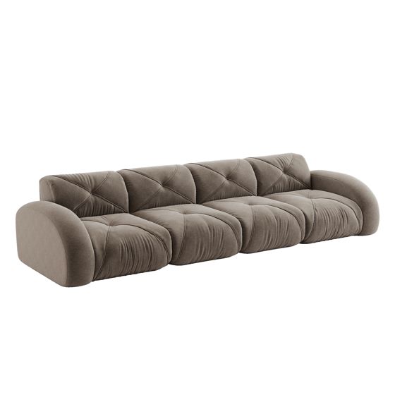 moduulisohva 4-paikkainen taupe chenille skandinaavinen rutschfest