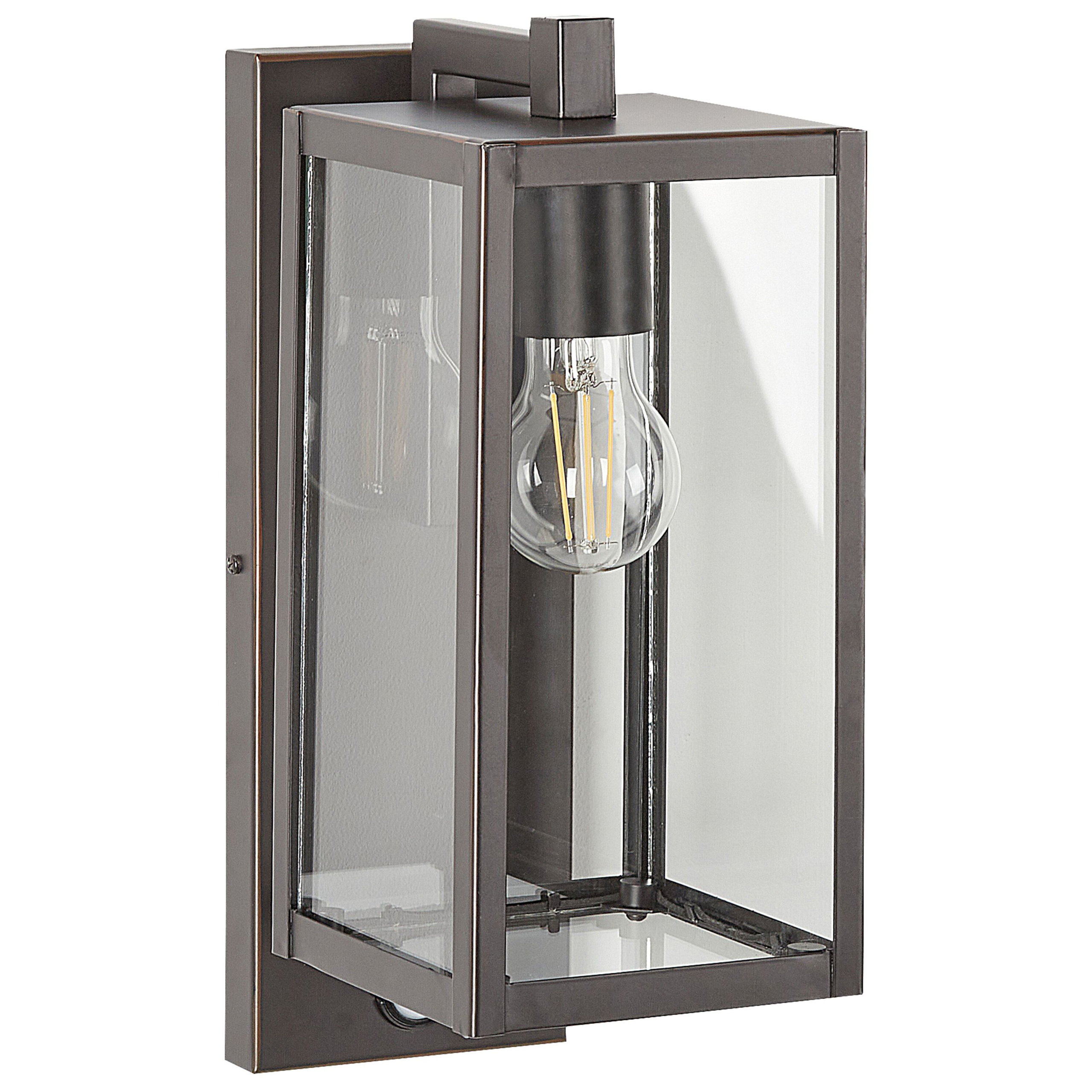 Ulkoseinävalaisin MEGGET liiketunnistimella Musta