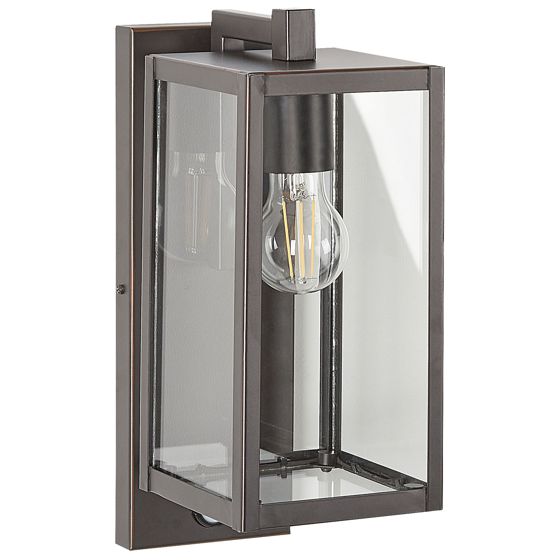 Ulkoseinävalaisin MEGGET liiketunnistimella Musta