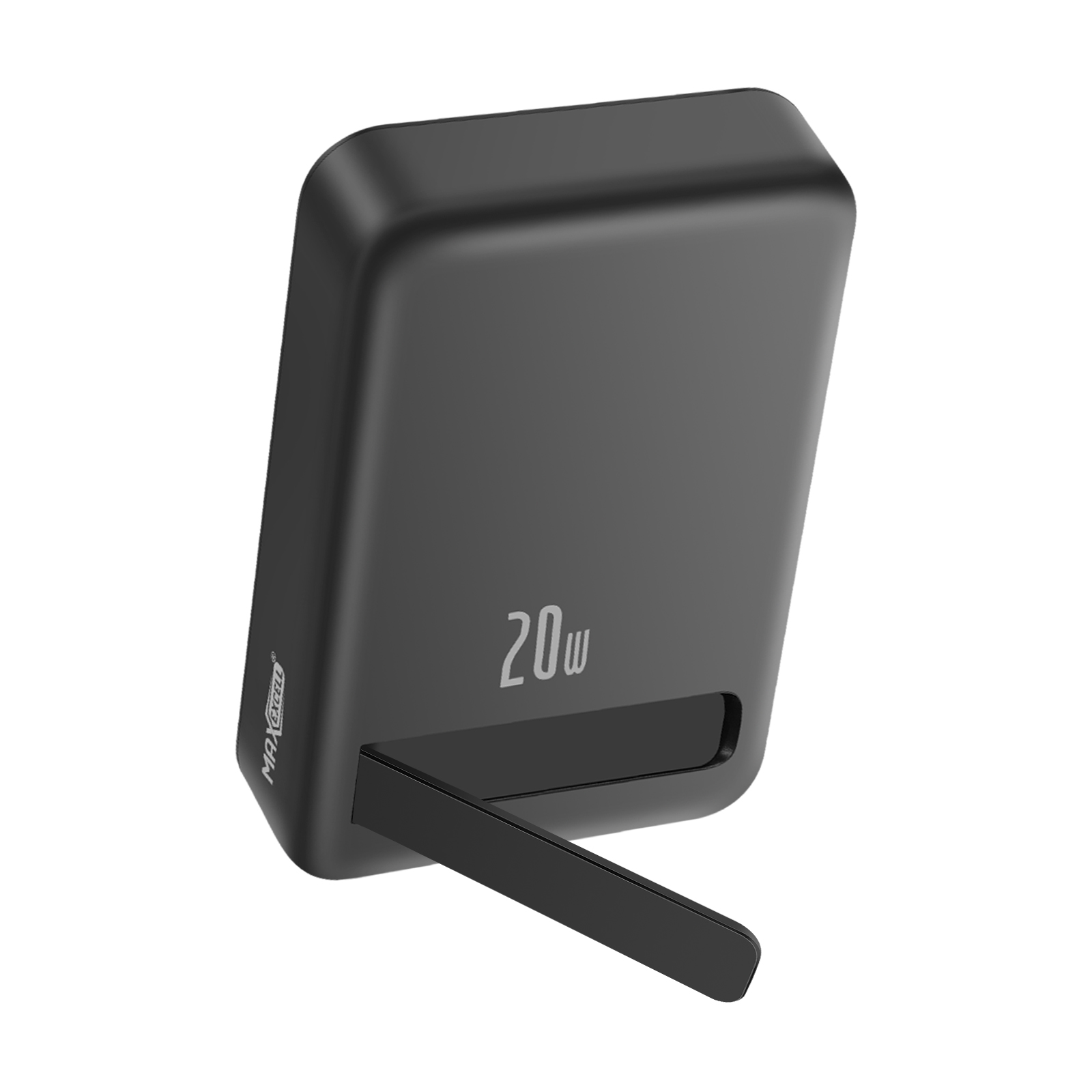 MagSafe Powerbank 10000mAh USB-C 20W -porteilla ja tukijalalla