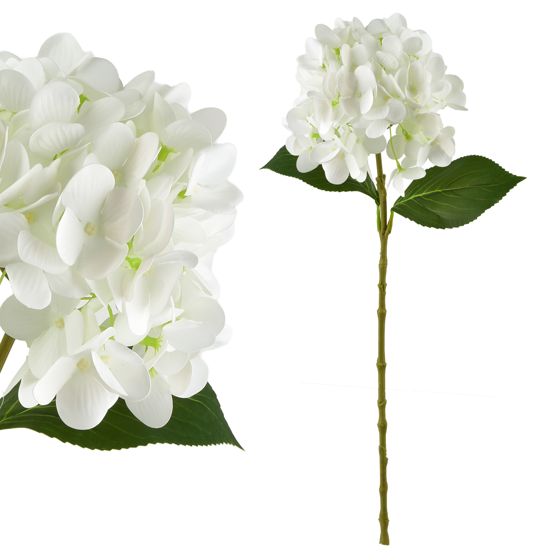 Tekokukka Prima Viridis Hortensia 60 cm valkoinen 1 kpl