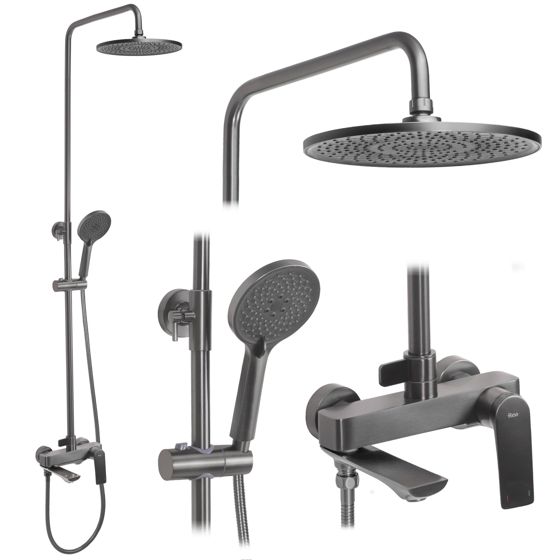 REA suihkusetti AVALON titaani, 50X23X153CM