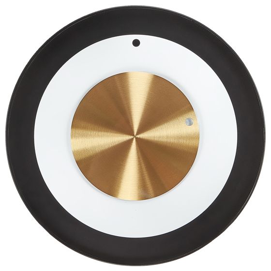 Seinäkello CLUSES 30 cm metalli Musta