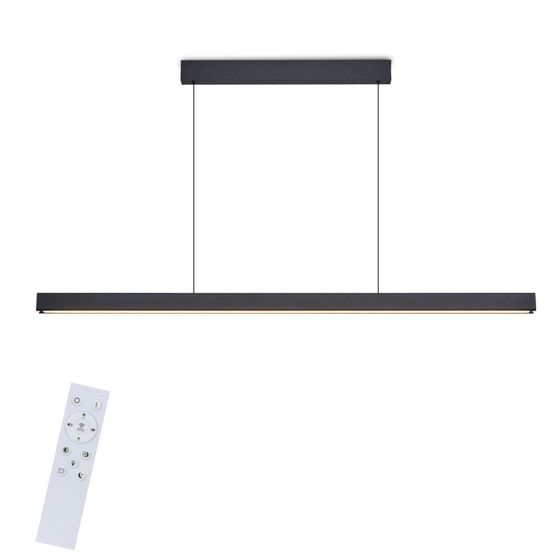 NETTLIFE LED-riippuvalaisin ruokailutilaan, himmennettävä, musta, moderni, 50W, 148,5cm