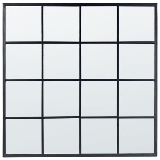 Seinäpeili BLESLE 78 cm 78 cm metalli Musta