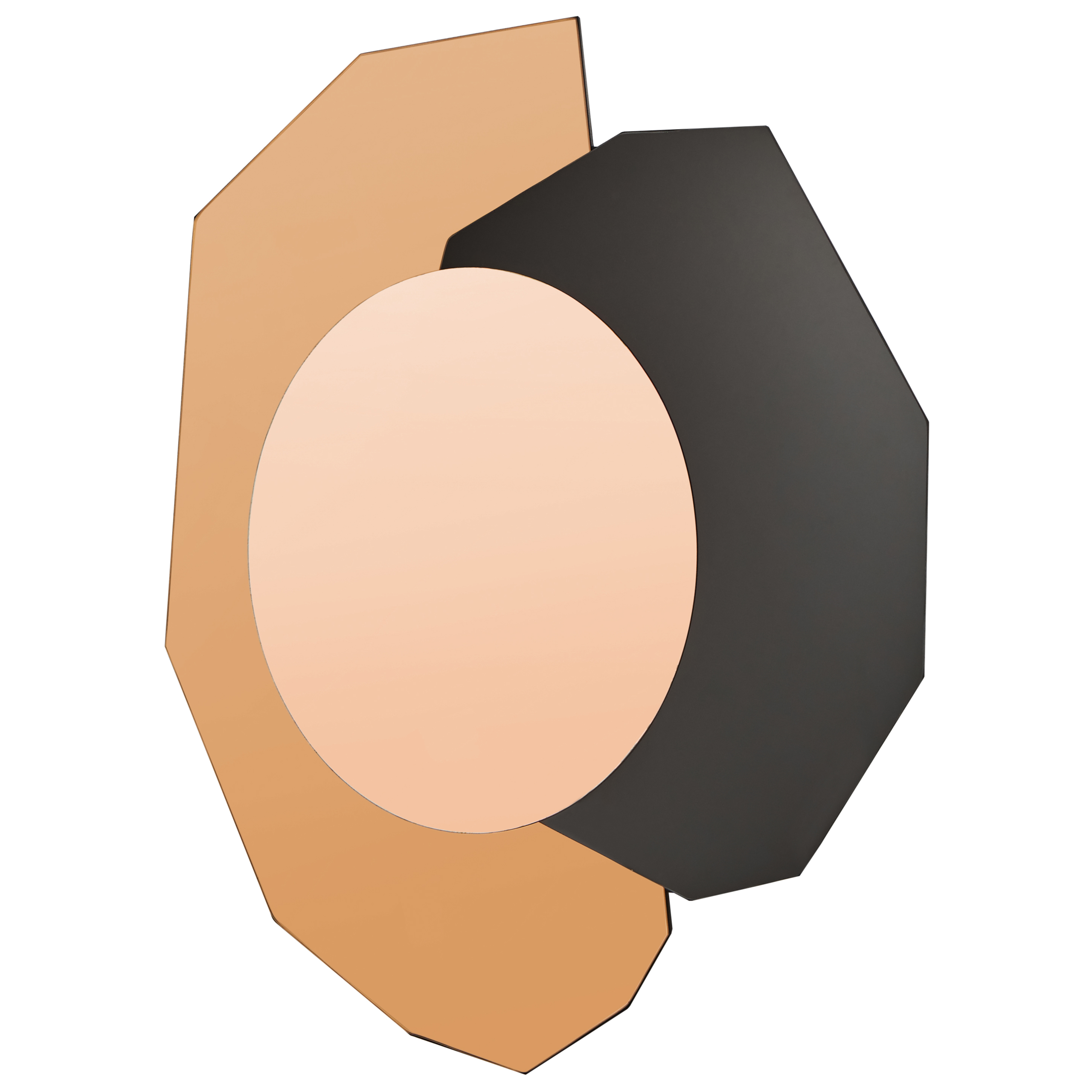 Seinäpeili TROYON 62 cm 80 cm Ruusukulta