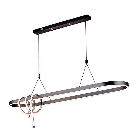 TOOLIGHT riippuvalaisin LHJ040-CP musta, 120x30x30cm