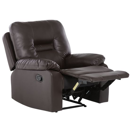 Mekanismituoli BERGEN keinonahka Ruskea