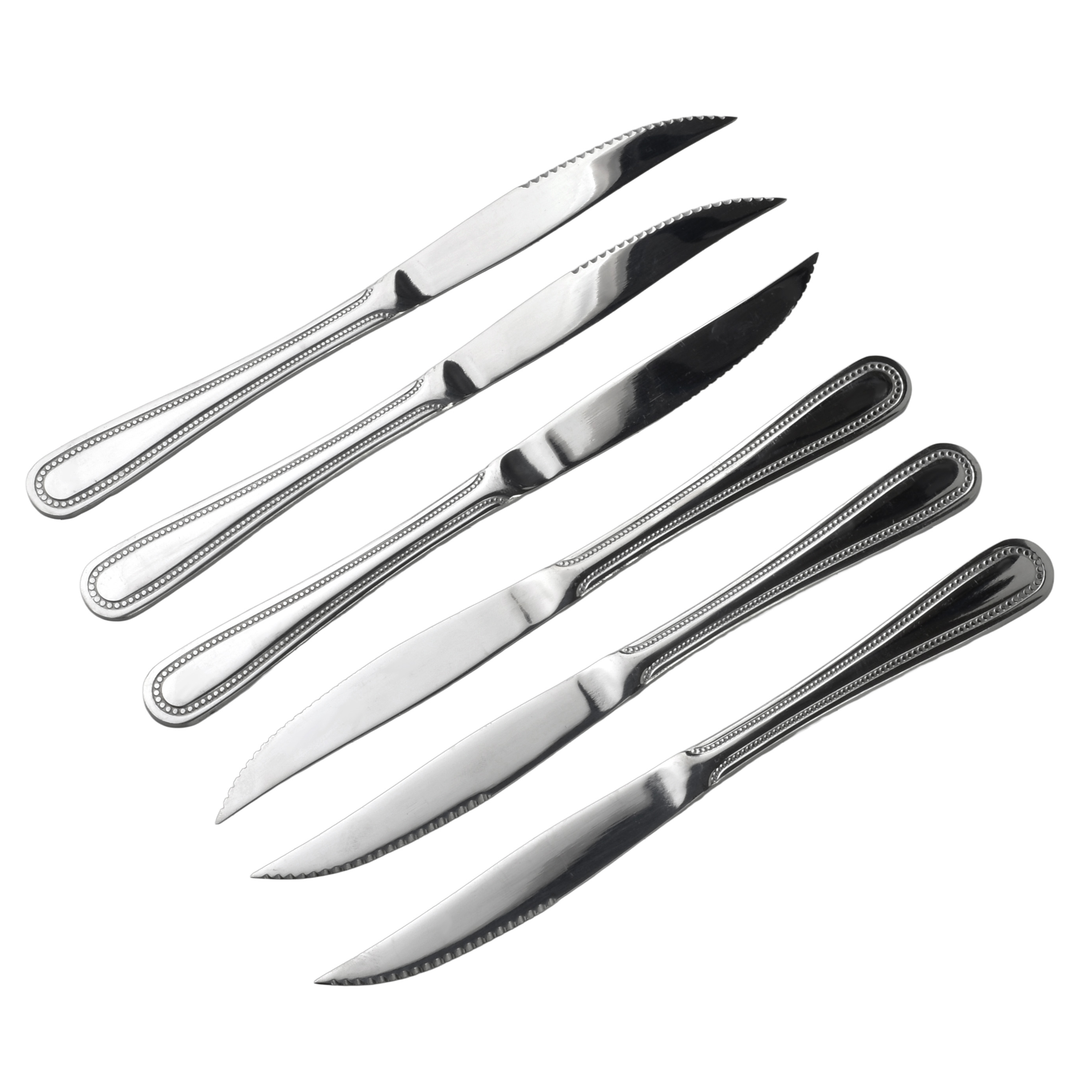 Pihviveitset ruostumaton teräs CHAMOMILE 22,2 cm 6 kpl
