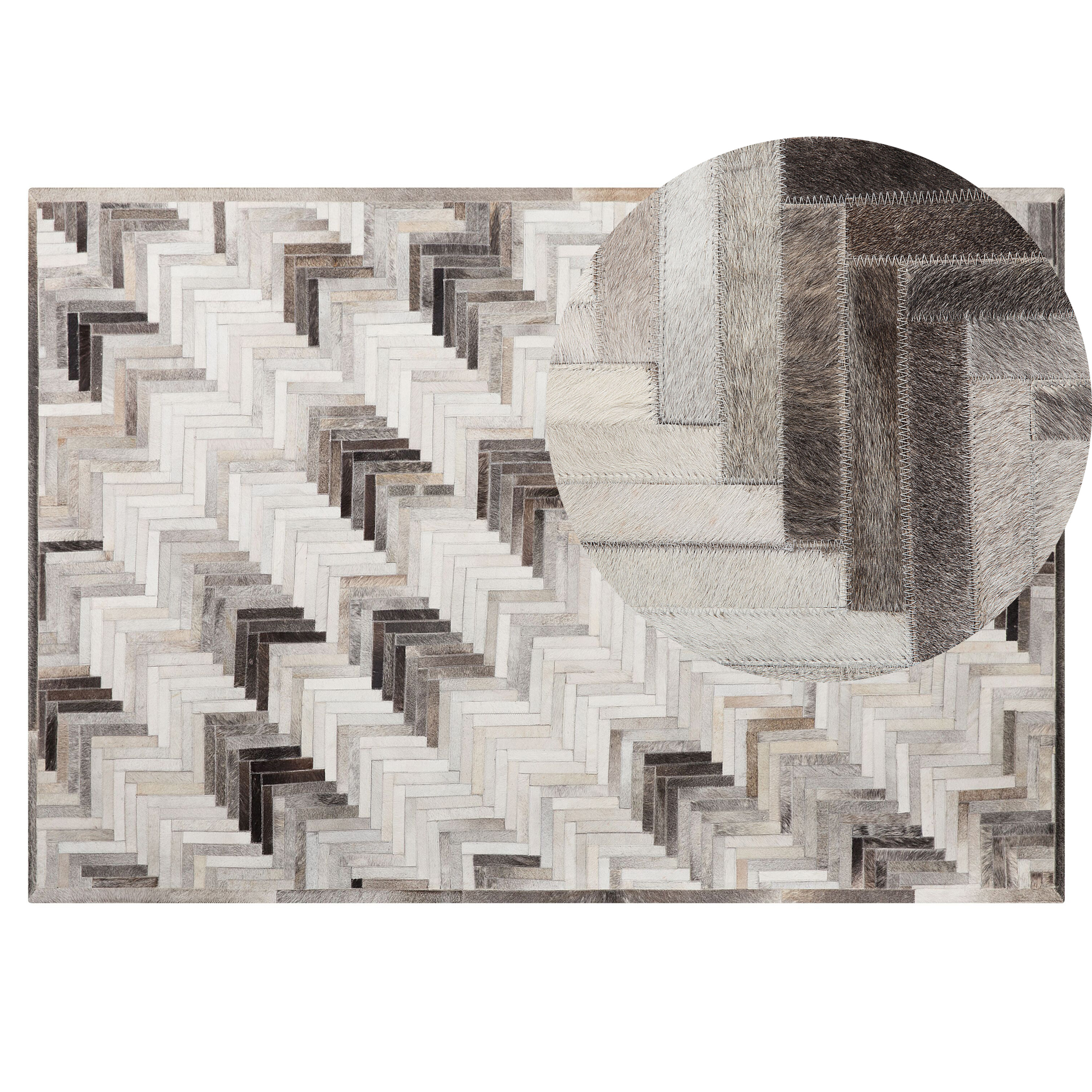 Matto ARSUZ Harmaa 140 x 200 cm nahka