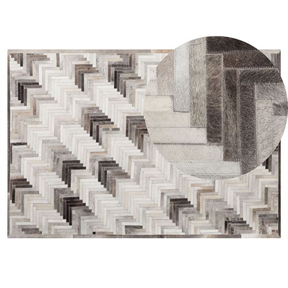 Matto ARSUZ Harmaa 140 x 200 cm nahka