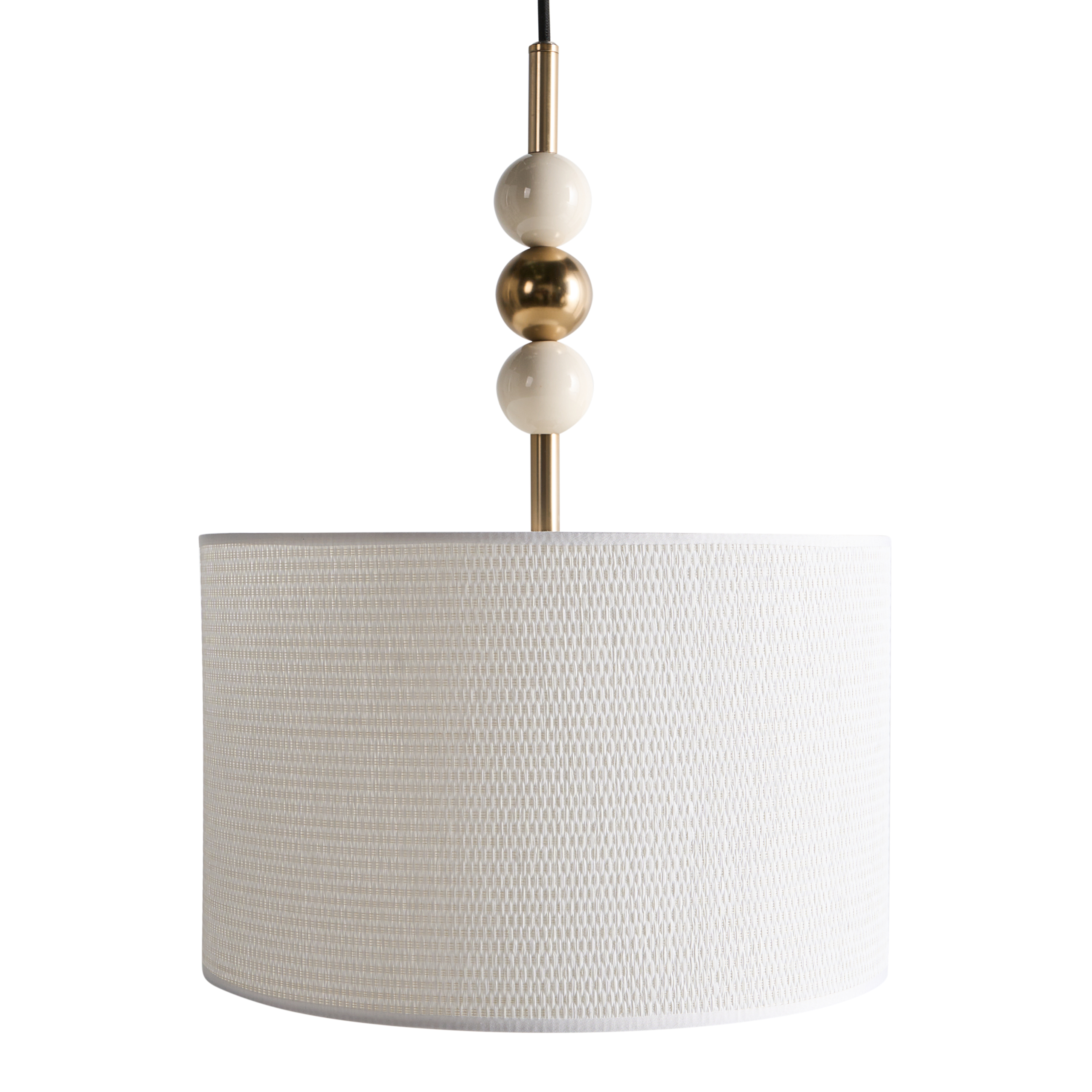 Riippuvalaisin LOKY Metalli Messinki/beige