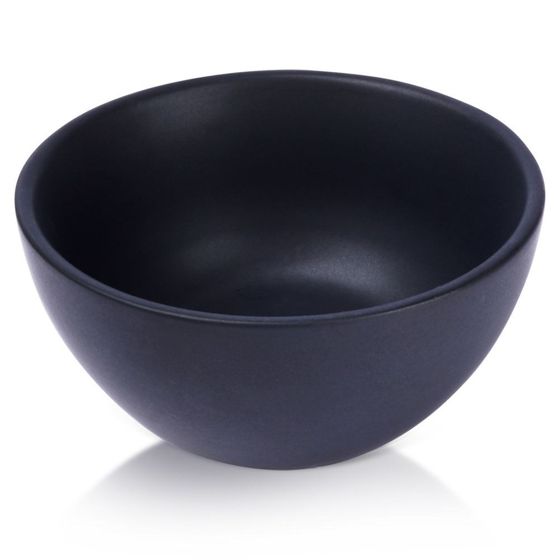 Musta keraaminen kulho 10 cm, 180 ml